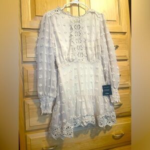 Lulus Cream small dress, new with tags
